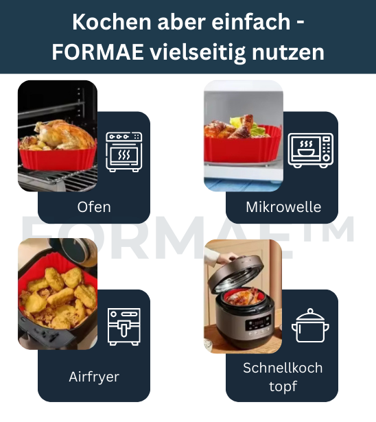 FORMAE™ Silikonform für Airfryer